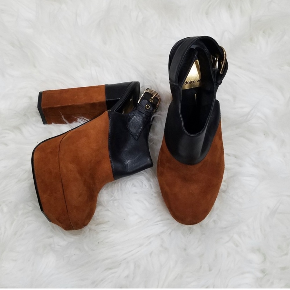 Anthropologie • Dolce Vita Cognac & Black Heels